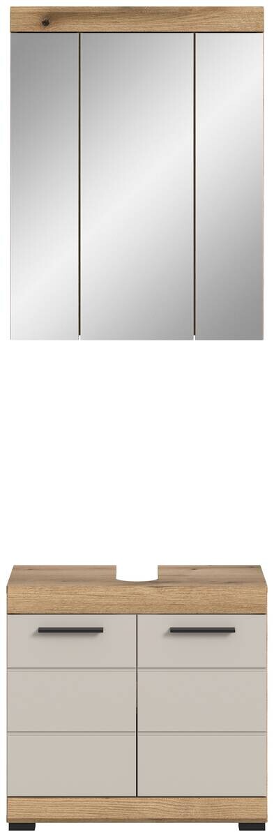 Badezimmer-Set Scout Evoke Oak Nachbildung Kaschmirgrau Nachbildung B/H/T: ca. 60x191x34 cm