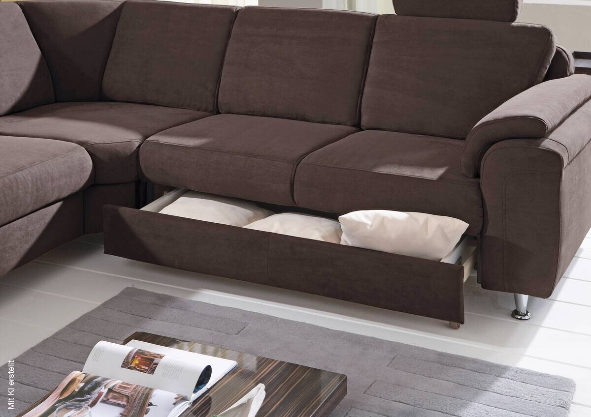 Wohnlandschaft ZE-EM05003 B/T: ca. 276x246 cm