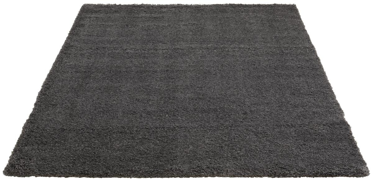 Hochflorteppich Pisa anthrazit B/L: ca. 80x150 cm