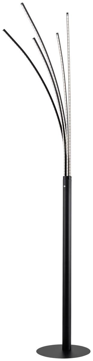 POCOline Stehlampe Palmier schwarz Alu Metall H: ca. 180 cm 5 Brennstellen