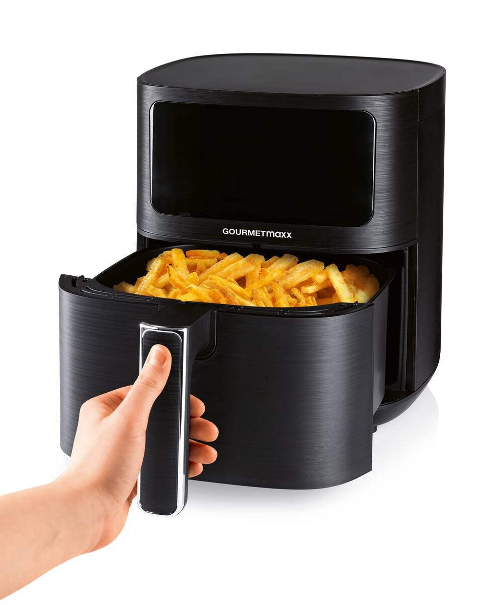 GOURMETmaxx Heißluftfritteuse 16394 schwarz Kunststoff B/H/L: ca. 26x29,5x36 cm ca. 4,5 l