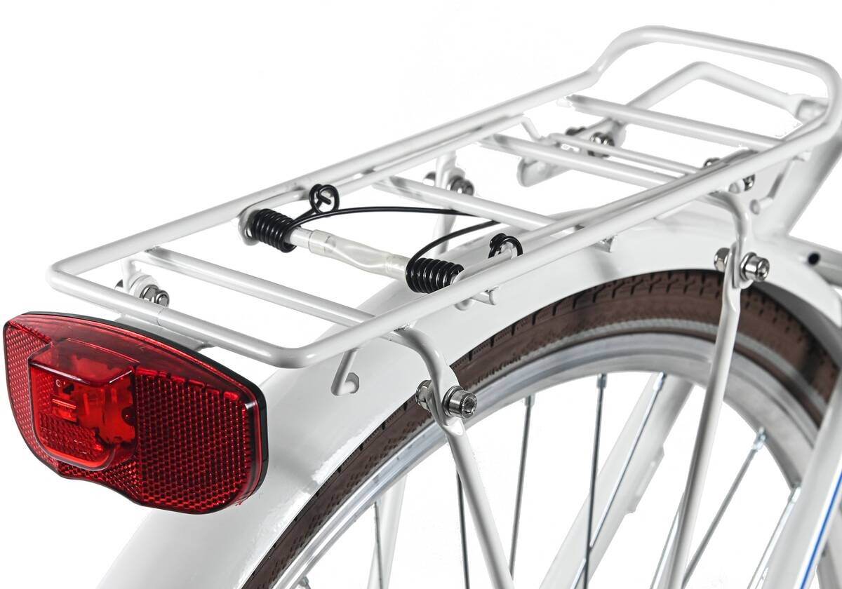 DaCapo City-Bike Classic Premium 28 Zoll Rahmenhöhe 53 cm 1 Gänge weiß weiß ca. 28 Zoll