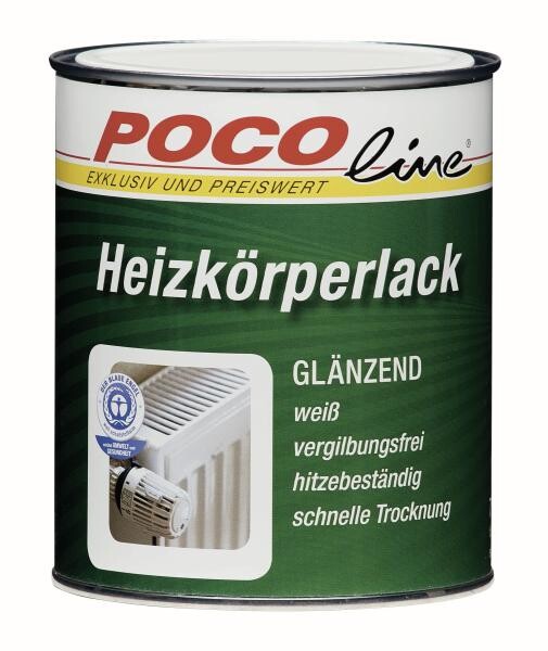 POCOline Acryl Heizkörperlack weiß glänzend ca. 0,75 l
