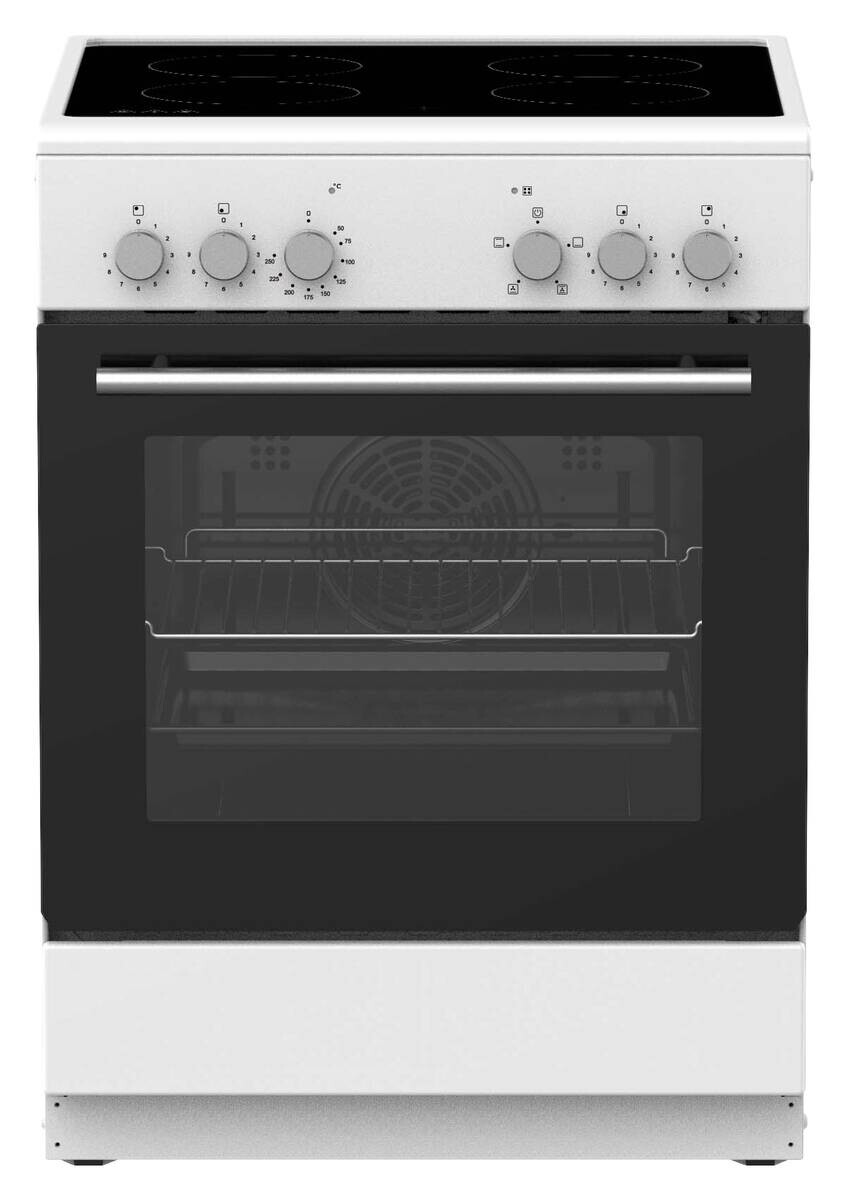 POCOline Stand-Elektroherd IK60GLKW70 weiß B/H/T: ca. 60x83x65 cm