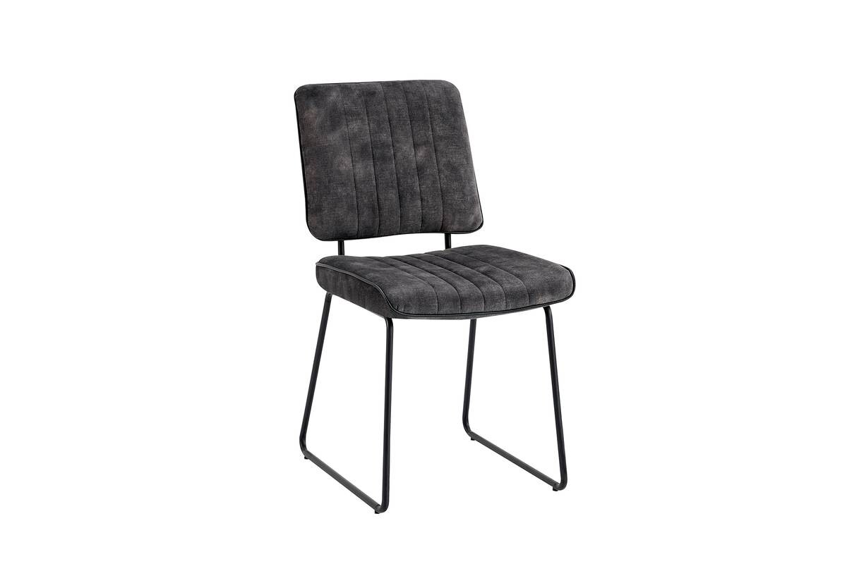 Stuhl LIAM 4er-Set anthrazit B/H/T: ca. 45x83x61 cm