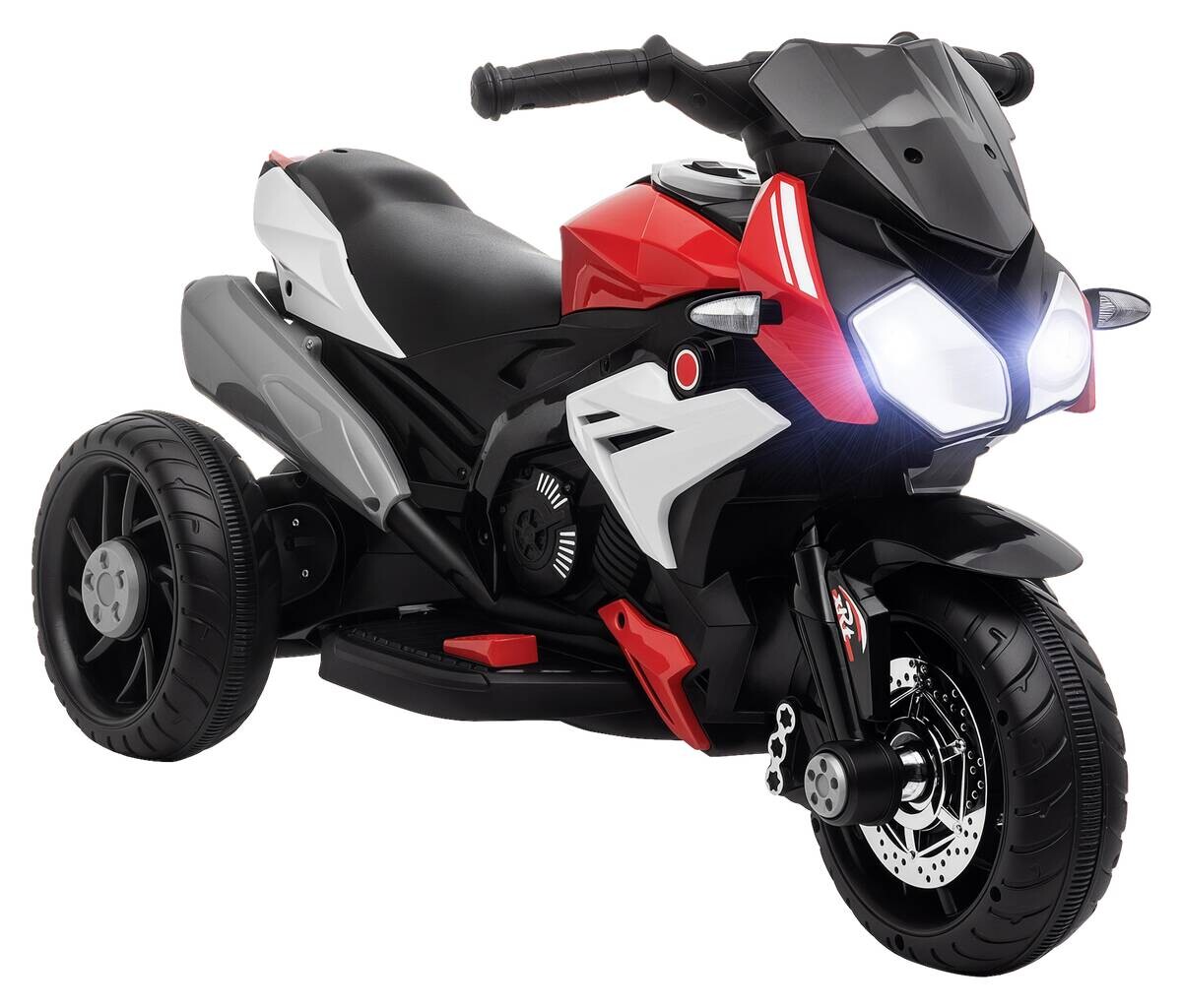 HOMCOM Kinder-Elektromotorrad rot B/H/L: ca. 42x52x86 cm