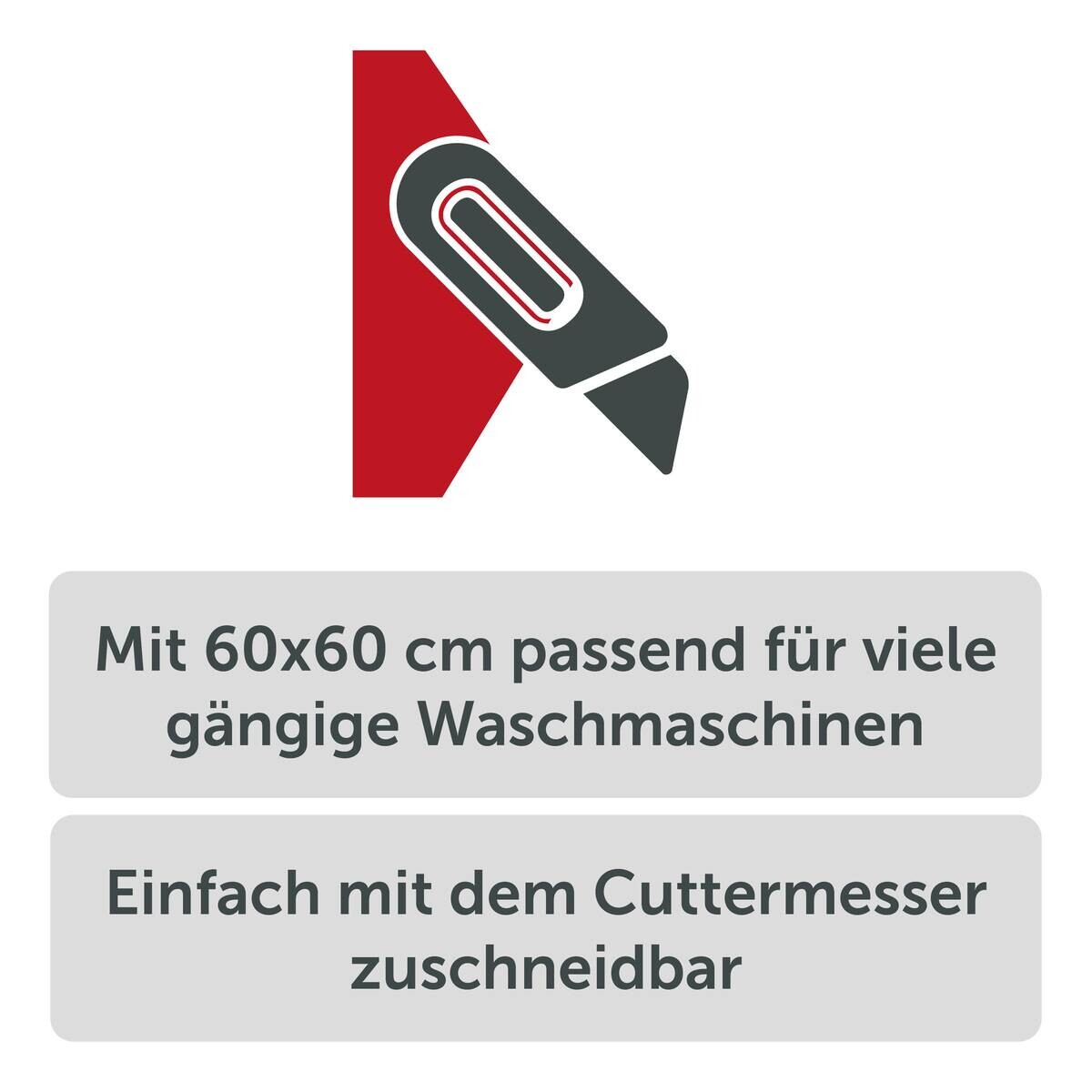 Eisl Gummi-Antivibrationsmatte schwarz Gummi