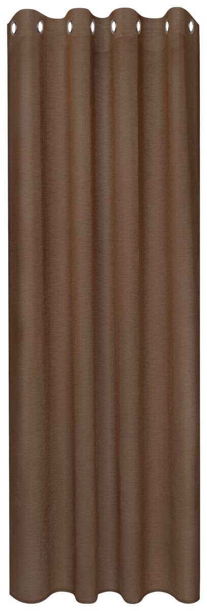 Happy Home Ösenvorhang Freiburg Mocha Mousse 100% Polyester B/L: ca. 140x235 cm