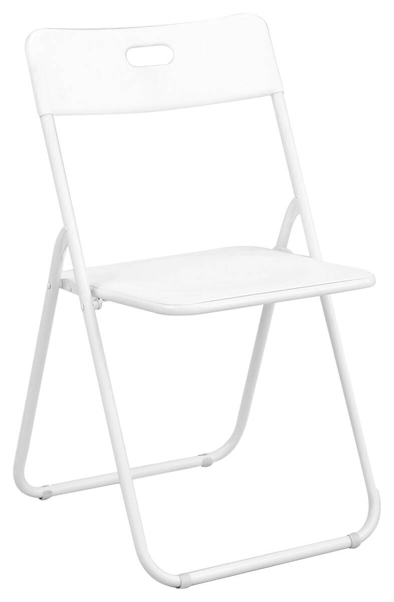 Klappstuhl Viva weiß Kunststoff B/H/T: ca. 48,5x80x46 cm