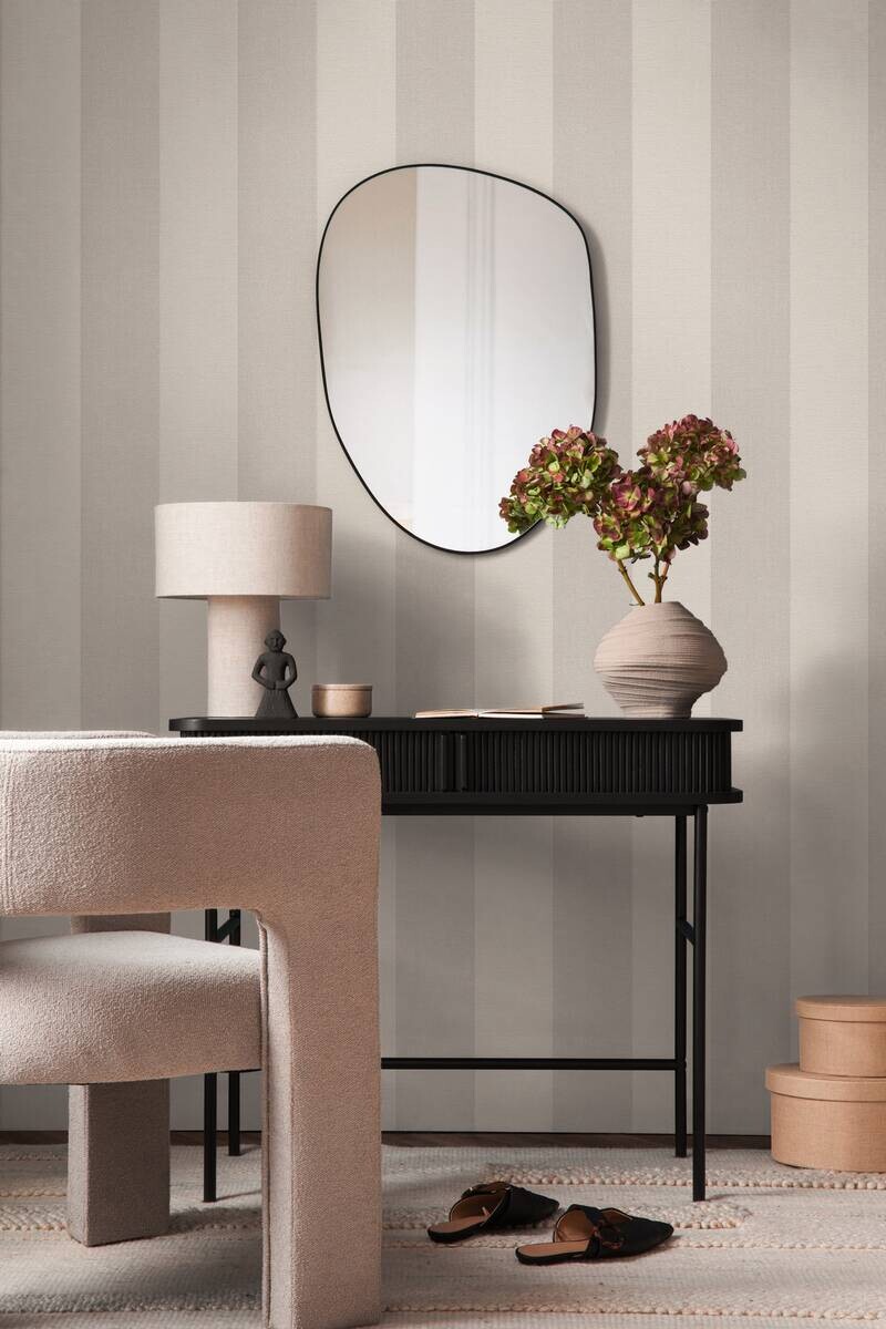 A.S.Creation Vliestapete grau creme B/H/D: ca. 53x1005x9,8 cm