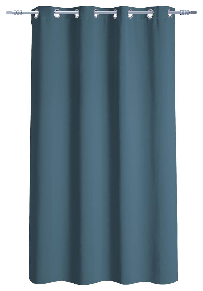 Ösenvorhang Verona blau B/L: ca. 140x175 cm