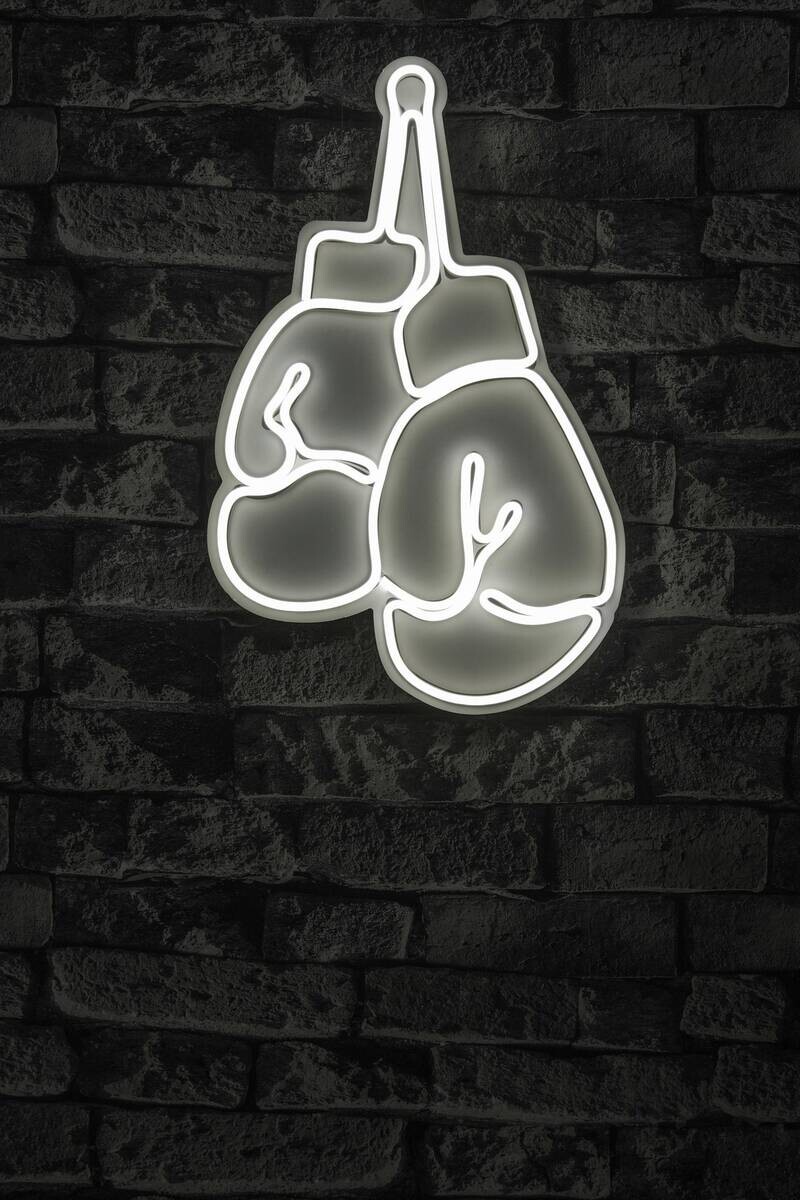 Opviq LED-Wandleuchte weiß PVC B/H/T/L: ca. 28x44x3x28 cm