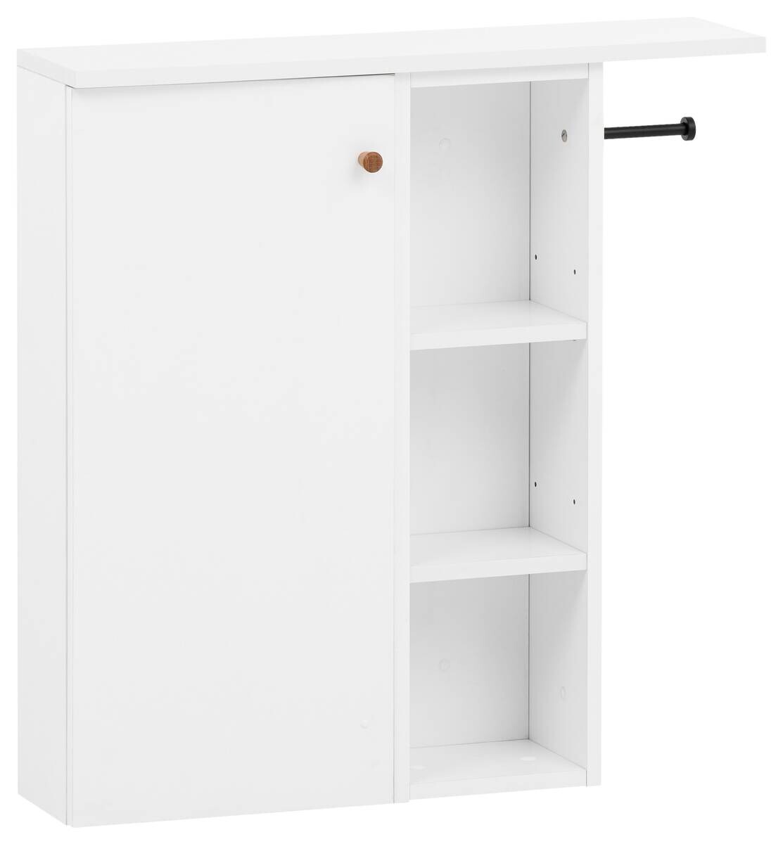 Unterschrank Bjarne weiß matt B/H/T: ca. 70,7x74,3x17 cm