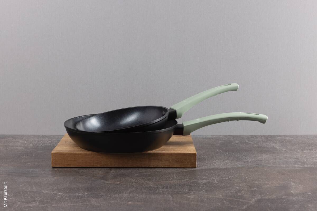 SAN IGNACIO Pfannenset CEDAR schwarz Aluminium 2 tlg.