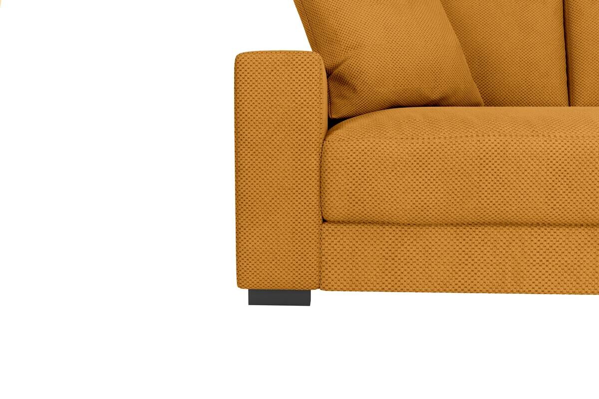 Ecksofa curry Microfaser B/H/T: ca. 300x83x190 cm