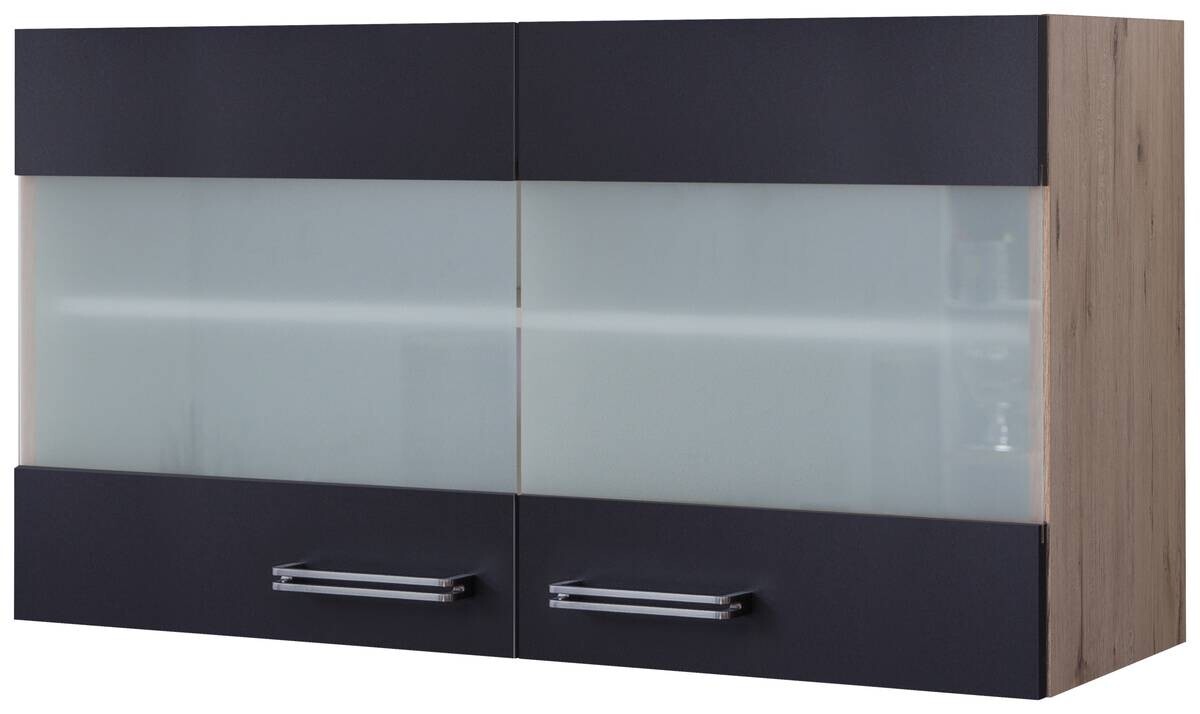 Hängeschrank Elva anthrazit strukturiert B/H/T: ca. 100x54,8x32 cm