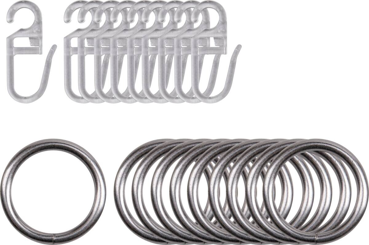 Ringe Chrom Metall D: ca. 2,85 cm