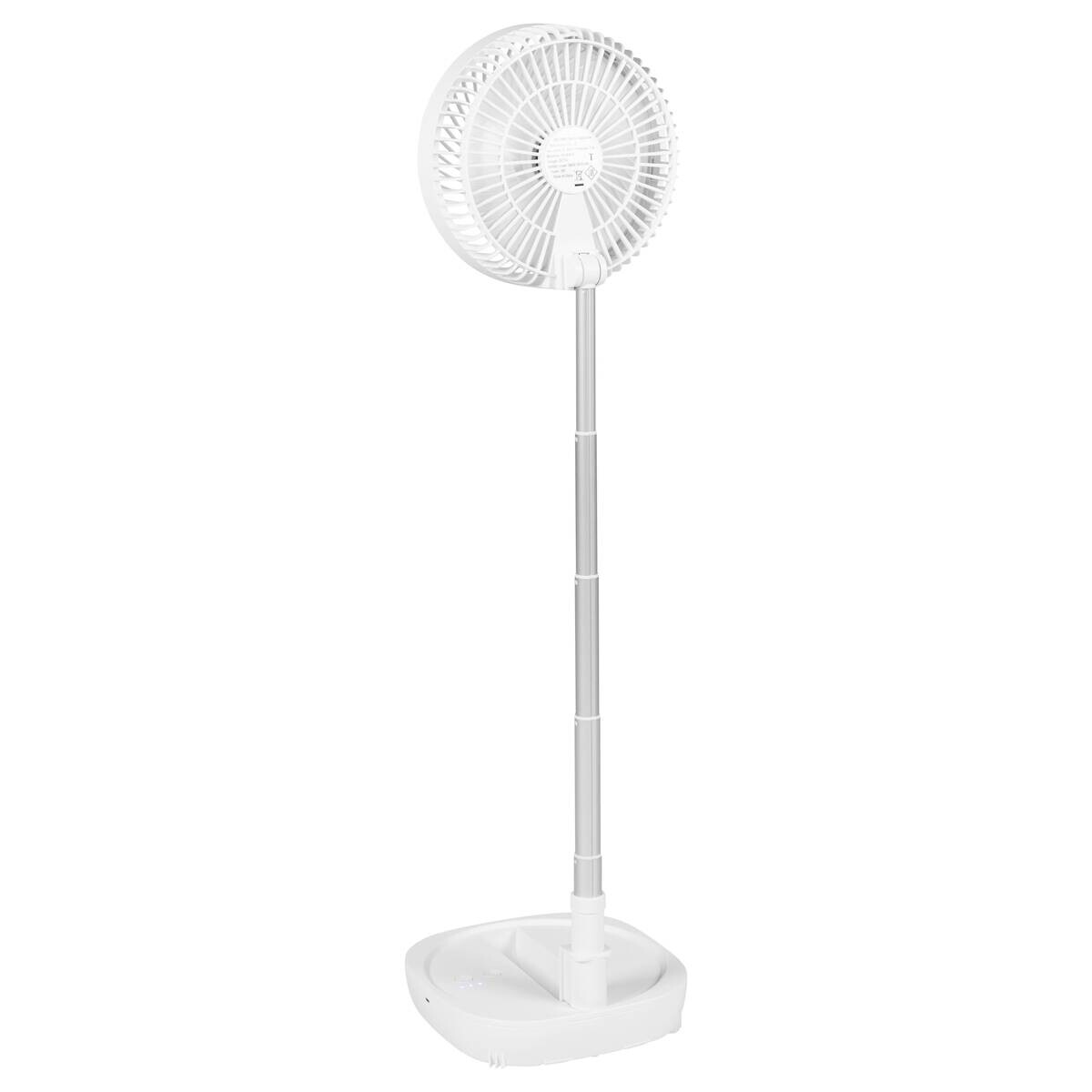 POCOline Akku-Teleskopventilator weiß Kunststoff B/H/L: ca. 21x79x21 cm