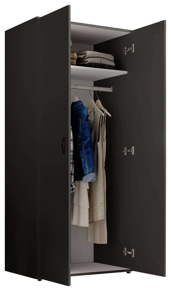 Kleiderschrank Joe B/H/T: ca. 81x176x50,8 cm