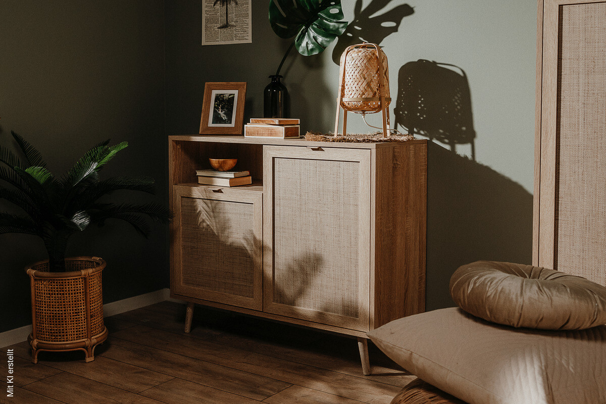 Kommode Bali Eiche Sonoma Nachbildung B/H/T: ca. 102x87x40 cm