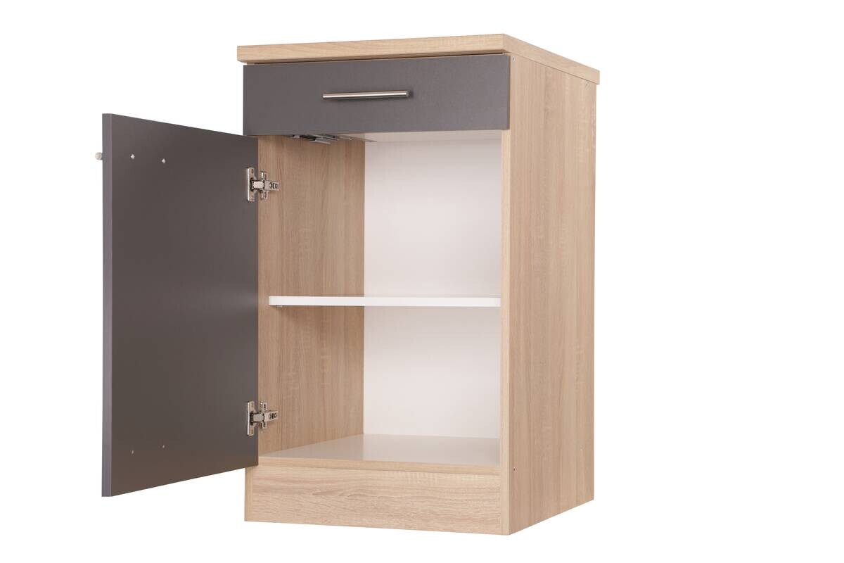Unterschrank Merle grau B/H/T: ca. 50x85x60 cm
