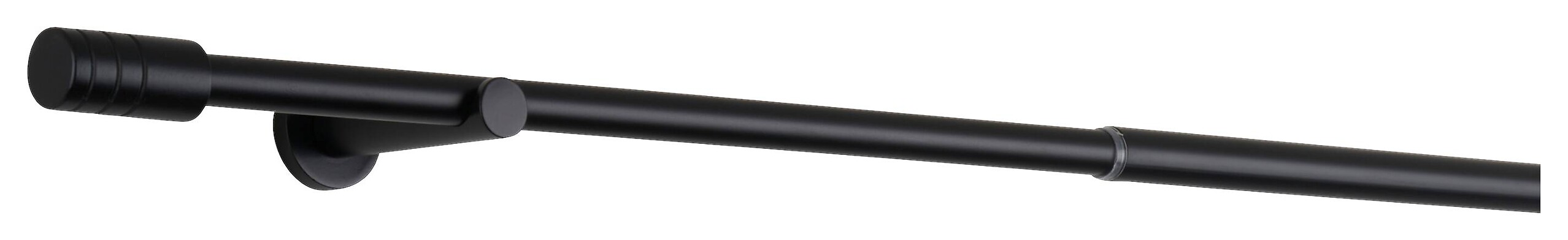 ondeco Stilgarnituren rillcube schwarz Metall ausziehbar von ca. 120 bis 210 cm 1 Läufe