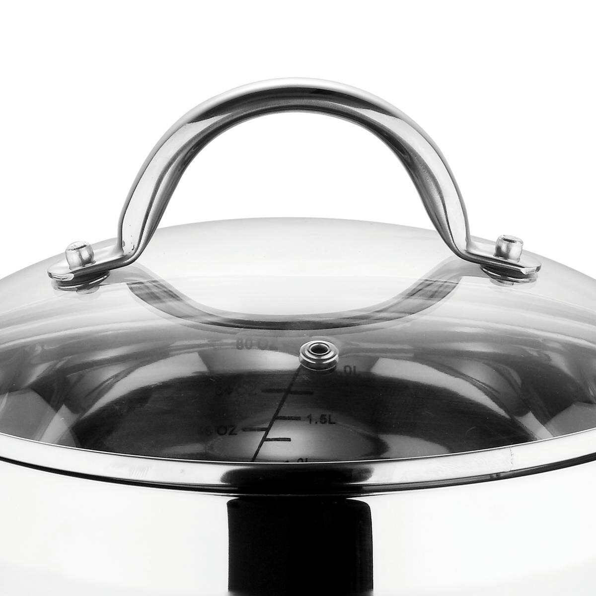 Topfset Gourmet silber Edelstahl 8 tlg.