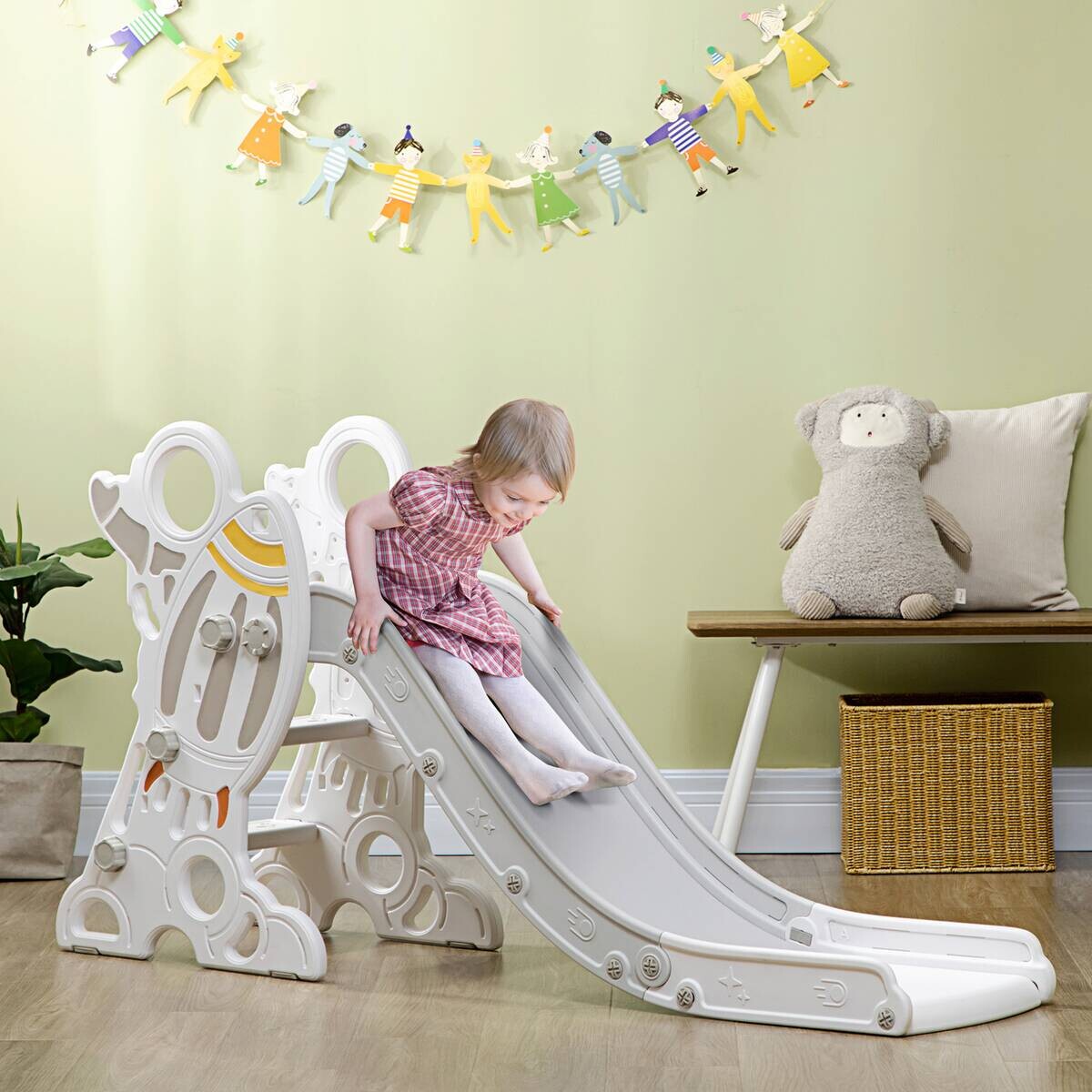 AIYAPLAY Outdoor-Spielzeug grau B/H/L: ca. 46,5x157x80 cm