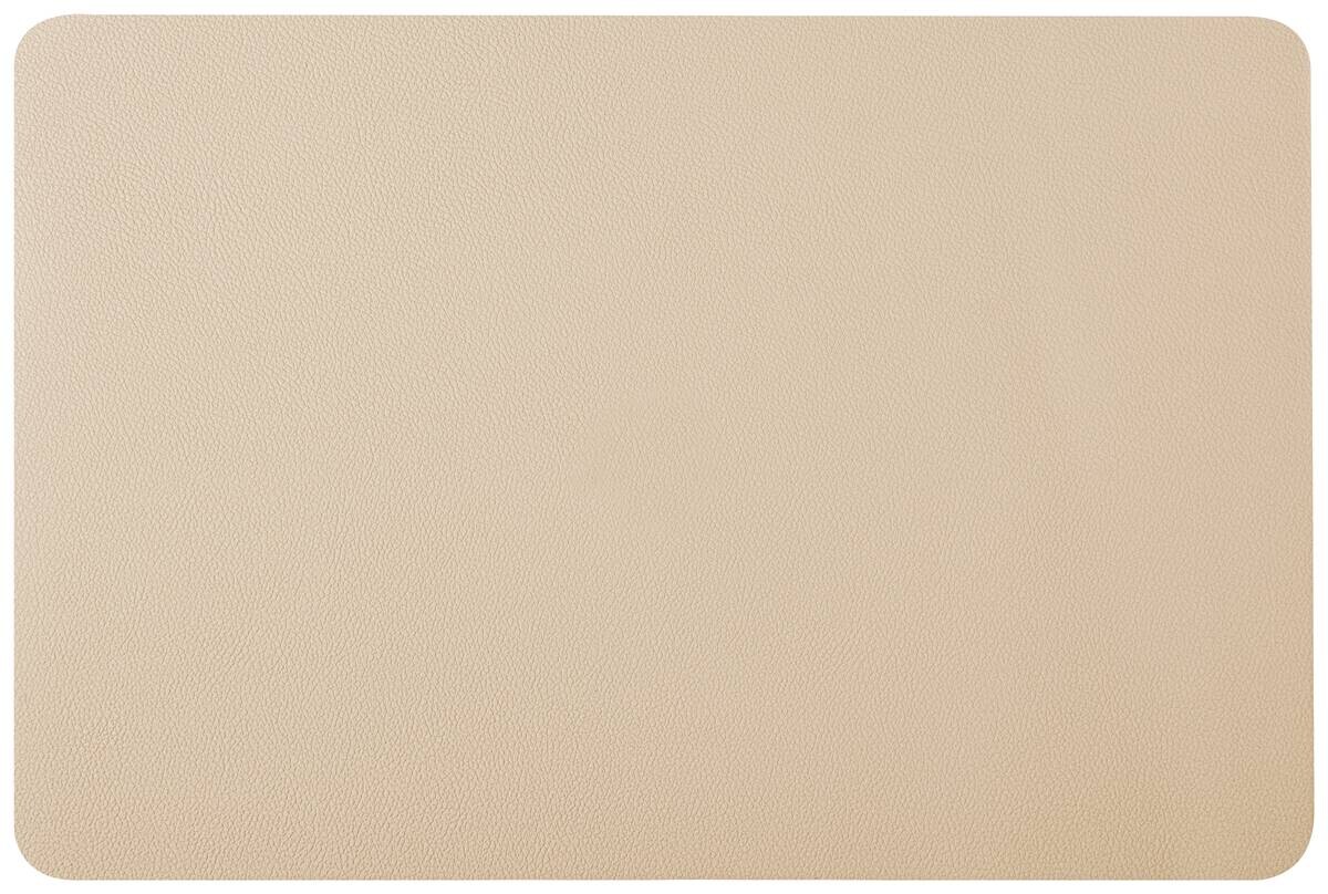 Platzset grau PVC B/L: ca. 45x30 cm