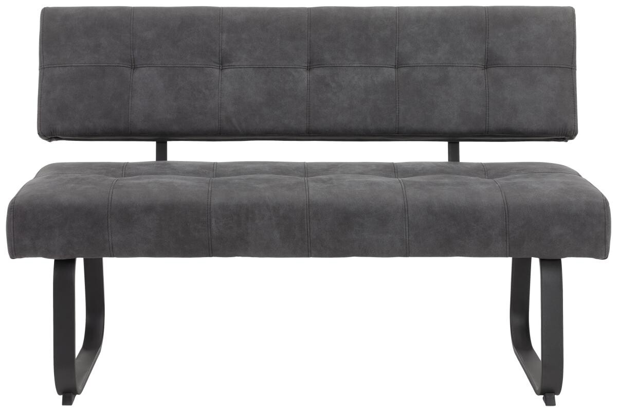 Sitzbank Luise I B anthrazit Vintage B/H/T: ca. 140x90x64 cm