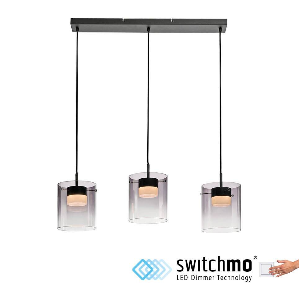 Just Light Pendelleuchte schwarz