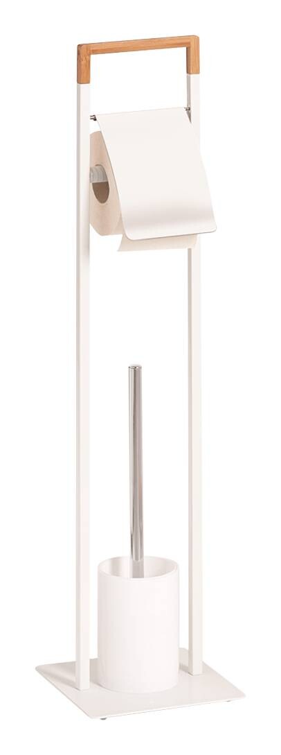 Zeller WC-Garnitur weiß Bambus