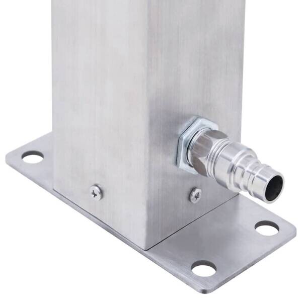 vidaXL Wassersäule silber