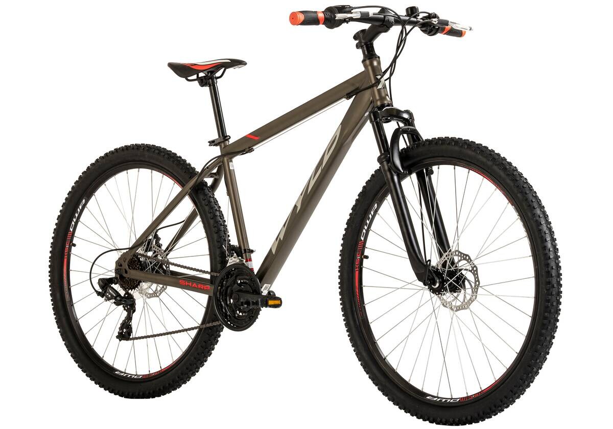 WYLD Mountain-Bike Sharp Sharp 29 Zoll Rahmenhöhe 51 cm 21 Gänge grau grau ca. 29 Zoll