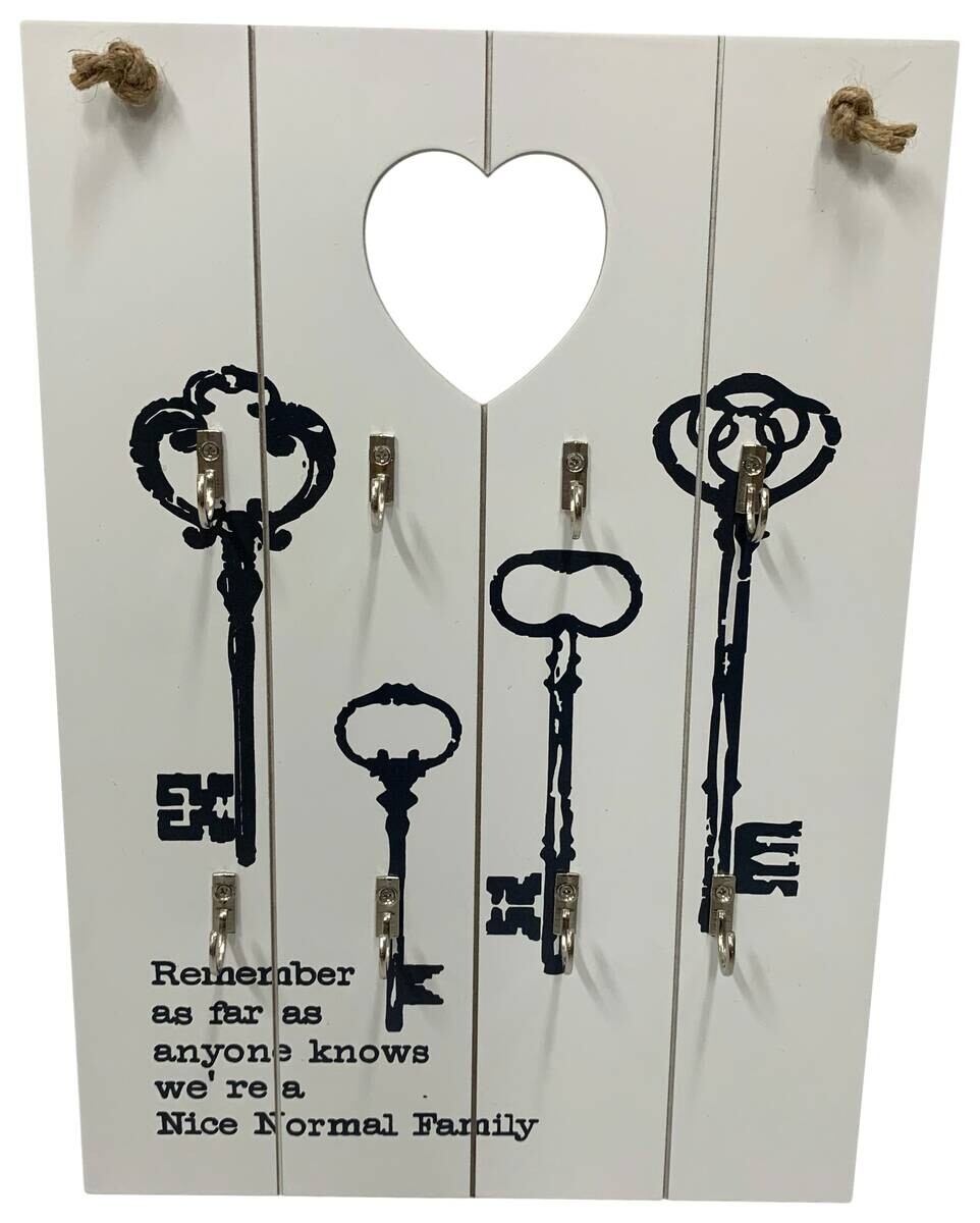 Schlüsselboard Key weiß B/H/T: ca. 24x34x3 cm