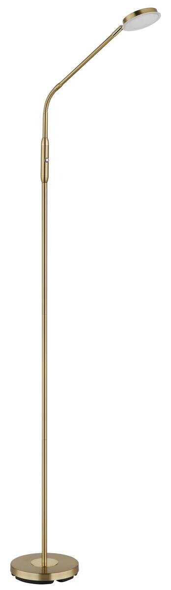 GLOBO Stehlampe messing Metall B/H/L: ca. 20x173x52 cm 1 Brennstellen