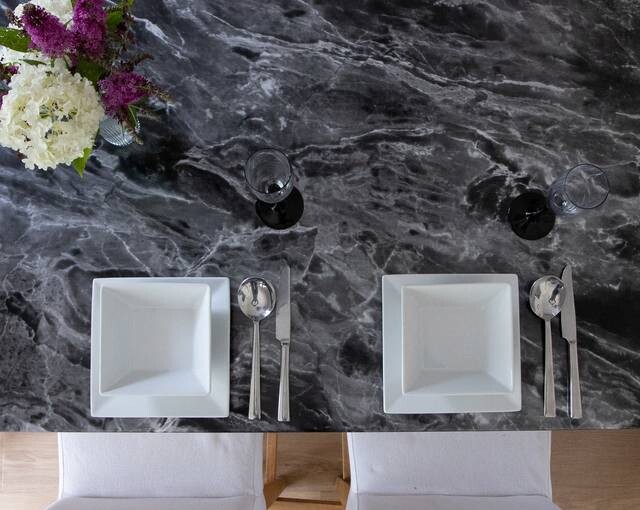 d-c-fix Klebefolie Marmoroptik schwarz grau B/L: ca. 67,5x200 cm