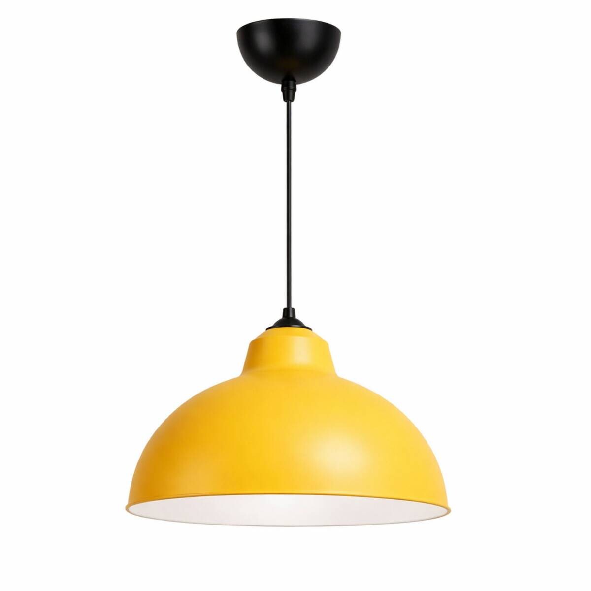 Opviq Pendelleuchte gelb B/H/T: ca. 35x100x35 cm E27 1 Brennstellen