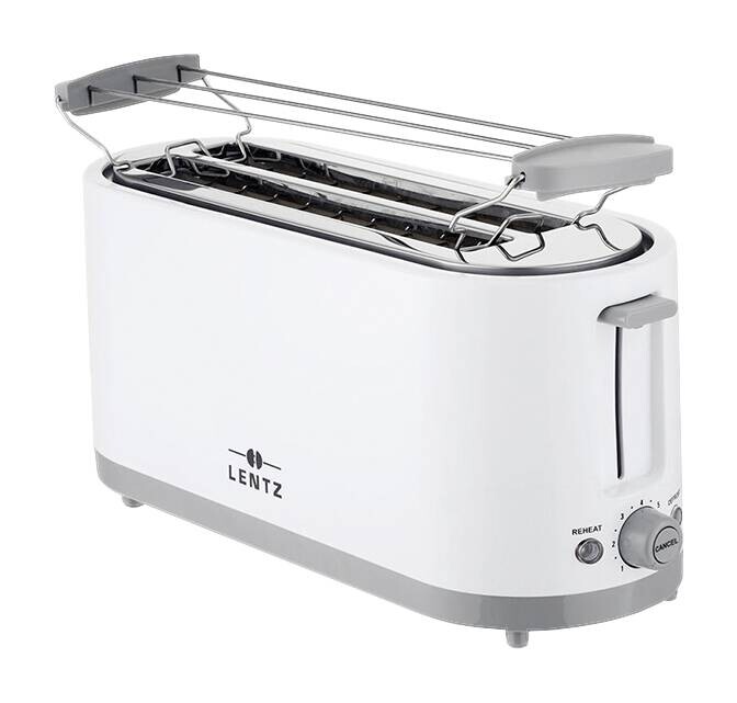 LENTZ Toaster 74275 weiß Kunststoff