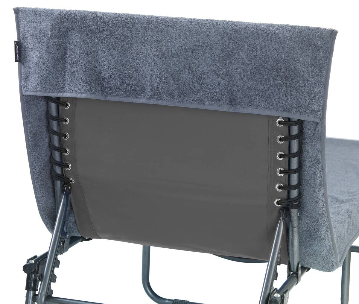Auflage grau 100% Baumwolle B/L: ca. 70x120 cm