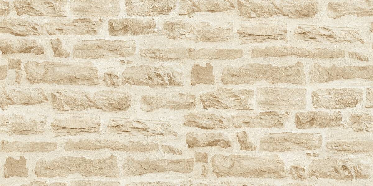 A.S.Creation Vliestapete Best of Wood`n Stone 2nd Edition Steine beige creme B/L: ca. 53x1005 cm