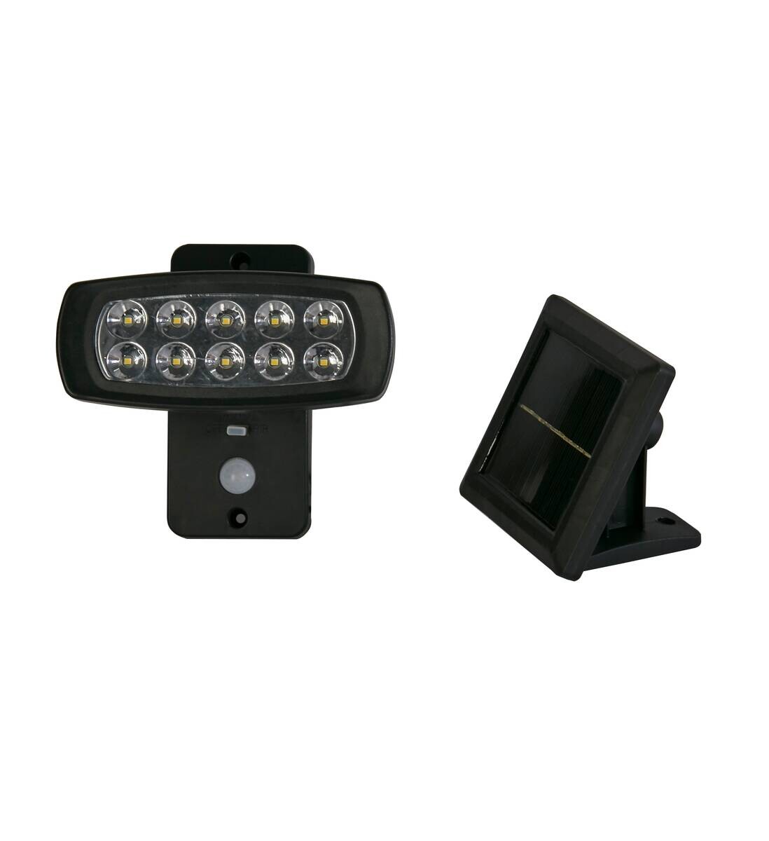 LED-Außenwandleuchte klar schwarz B/H/T: ca. 15,5x14,5x11 cm