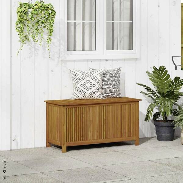 vidaXL Aufbewahrungsbox braun Akazie B/H/T/L: ca. 50x58x50x113 cm