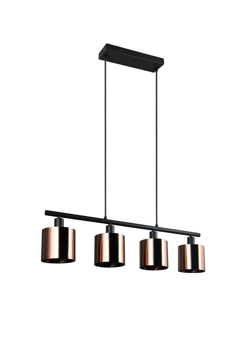 Reality Pendelleuchte Jason bronze Metall B/H/T: ca. 75x15x12 cm E14 4 Brennstellen