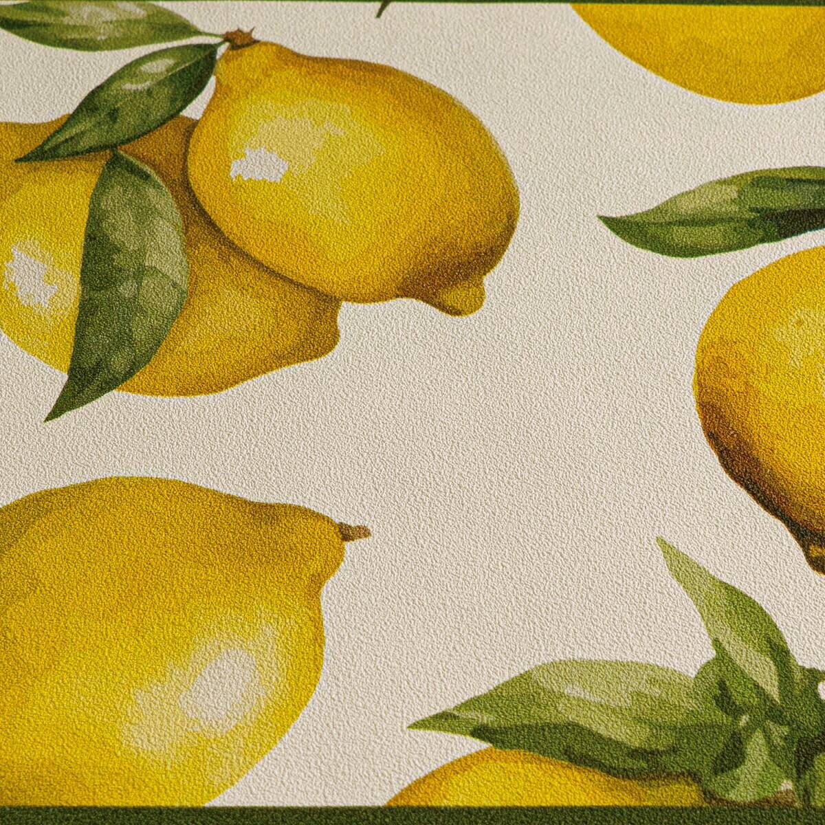 A.S.Creation Bordüre gelb weiß grün B/H/D: ca. 17x500x6,8 cm