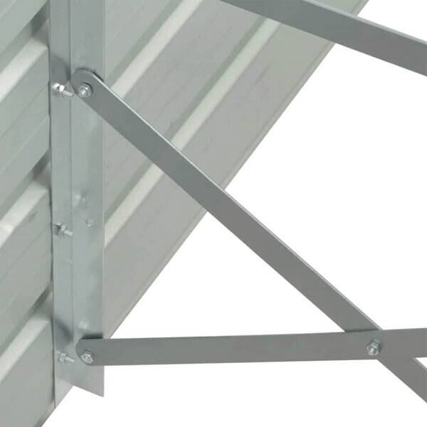 Hochbeet grau Stahl B/H/L: ca. 40x45x320 cm