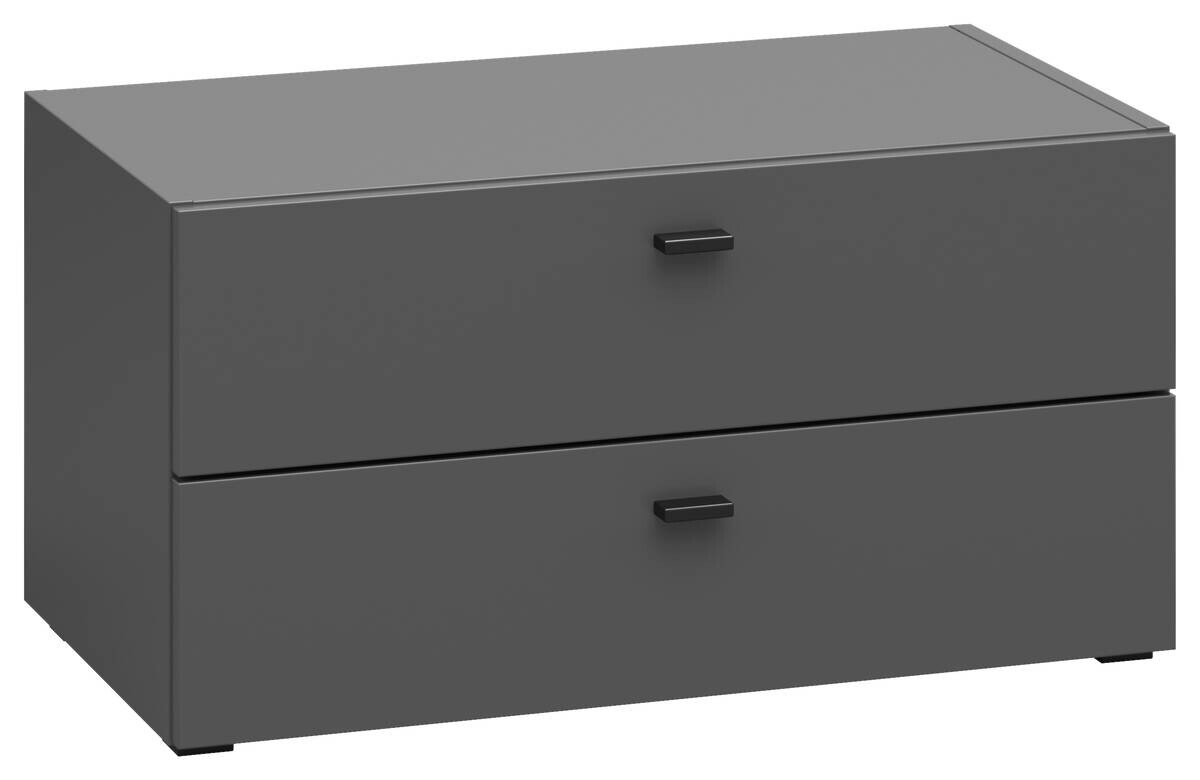 Schubkastenkommode System 64 anthrazit matt B/H/T: ca. 64x32x35 cm