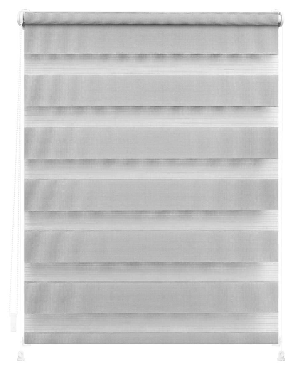 LICHTBLICK Doppelrollo Duo grau B/L: ca. 45x150 cm