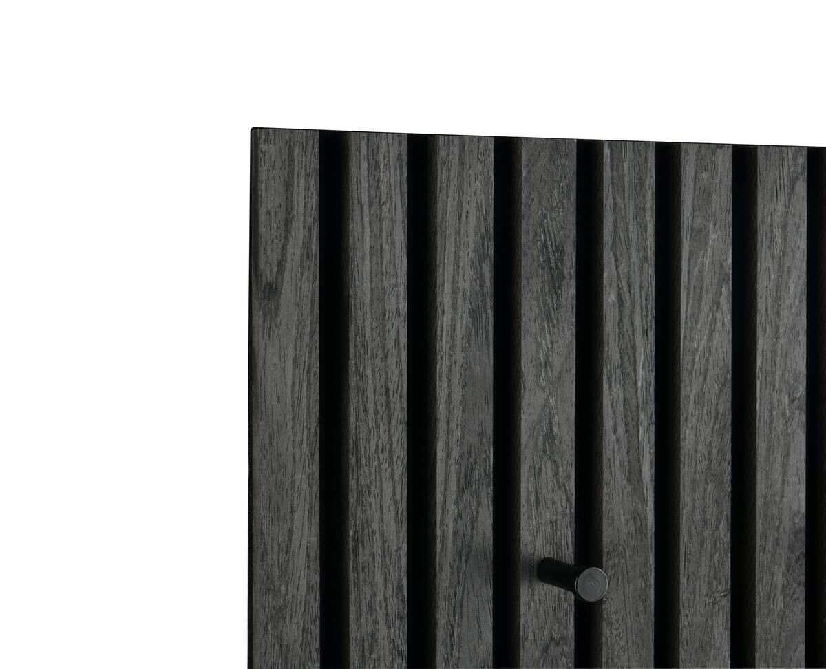 Wandgarderobe Grace schwarz B/H/T: ca. 60x30x7 cm