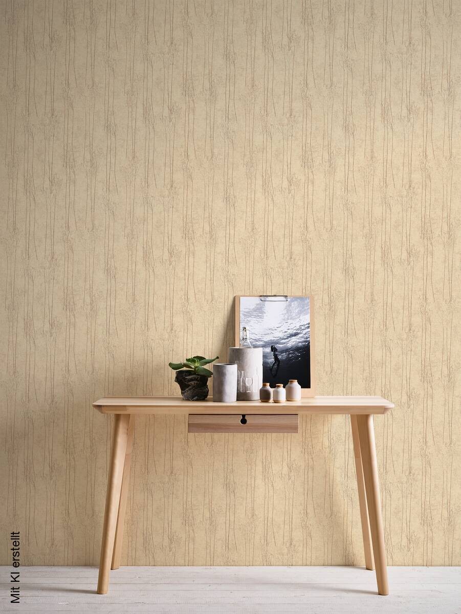 A.S.Creation Vliestapete beige B/H/D: ca. 53x1005x8,8 cm